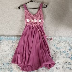 Beautiful custom made crochet dress!